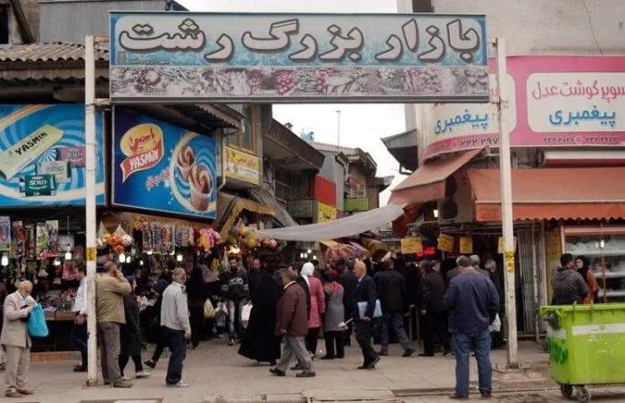مهار سریع آتش‌سوزی در بازار تاریخی رشت