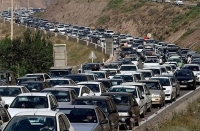 ترافیک سنگین در این محور شمالی