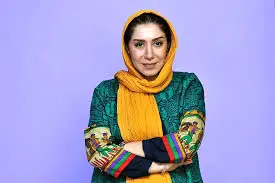 قاب دو نفره از نسیم ادبی به همراه بازیگر پیشکسوت+ عکس