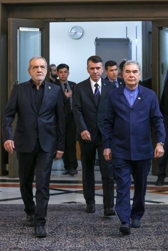 دیدار رهبر ملی ترکمنستان با دکتر پزشکیان