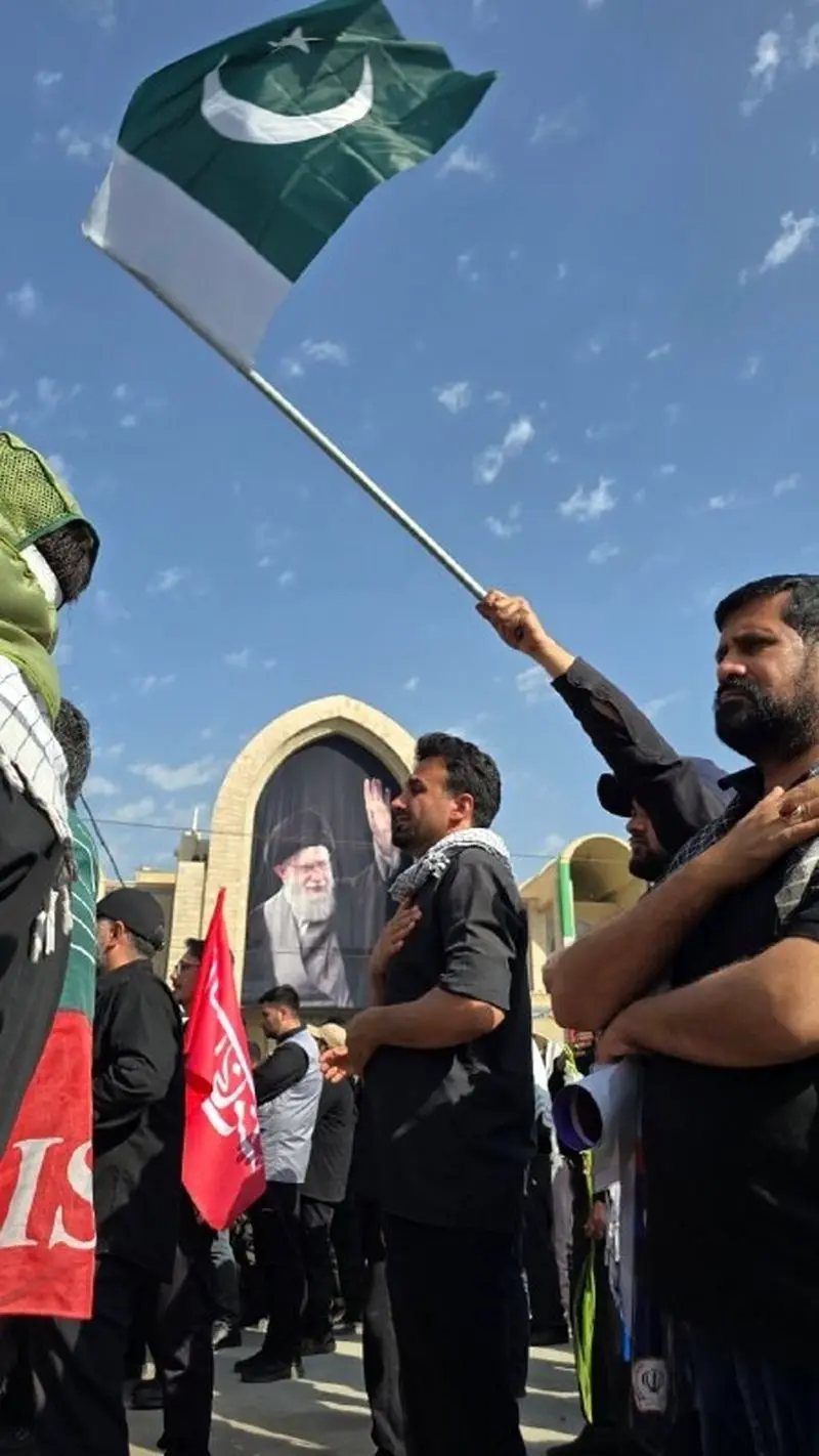 پاکستانی ها در مراسم وداع