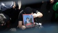 پیکر مطهر رهبر شهید به کربلای معلی رسید