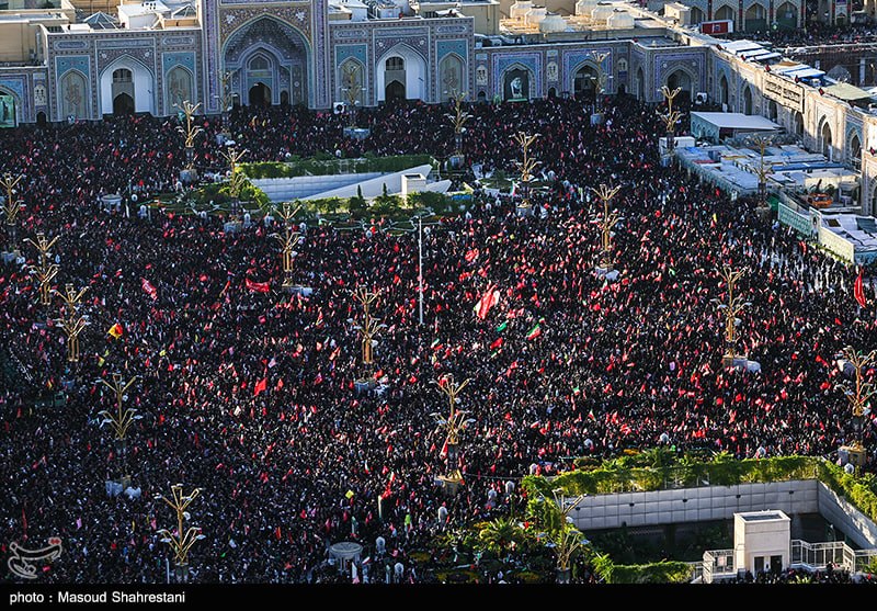 مراسم تشییع پیکر مطهر آقای شهید ایران - مشهد
