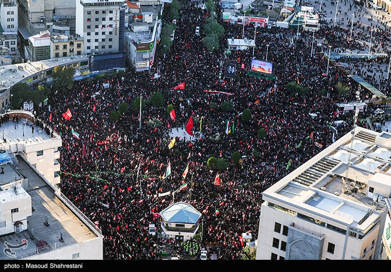مراسم تشییع پیکر مطهر آقای شهید ایران - مشهد