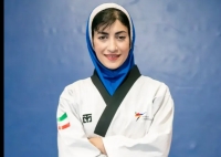 مبینا چراغ اول را برای تکواندو روشن کرد
