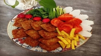طرز تهیه کتلت گوشت و لپه