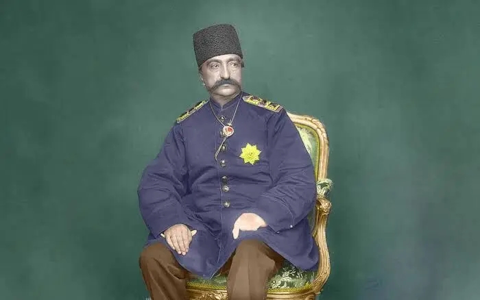 عکسی جالب «پسرعموی ناصرالدین شاه» در کنار همسر و فرزندانش